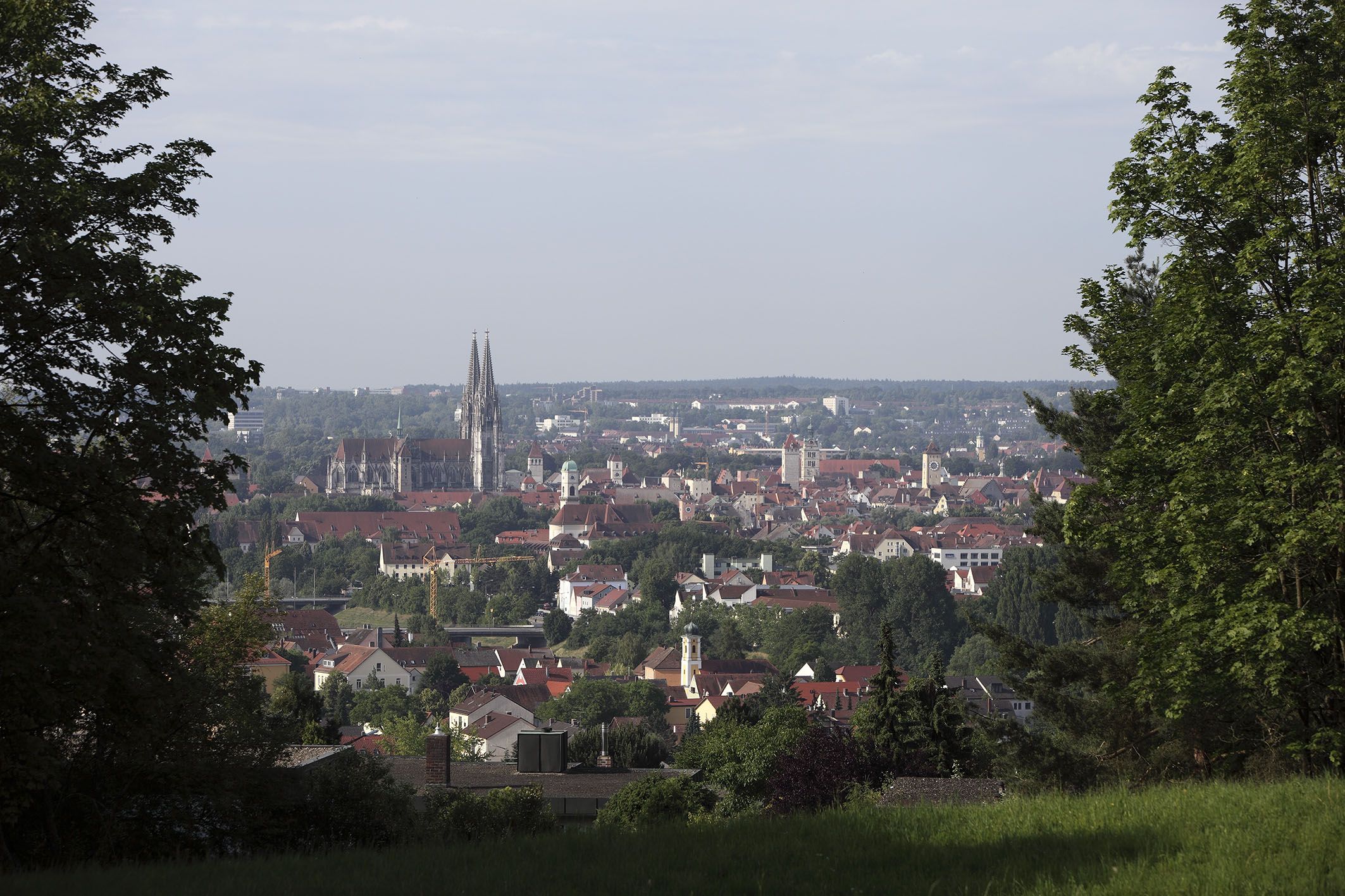 Fotografie: Blick vom Aberdeenpark auf die Altstadt
