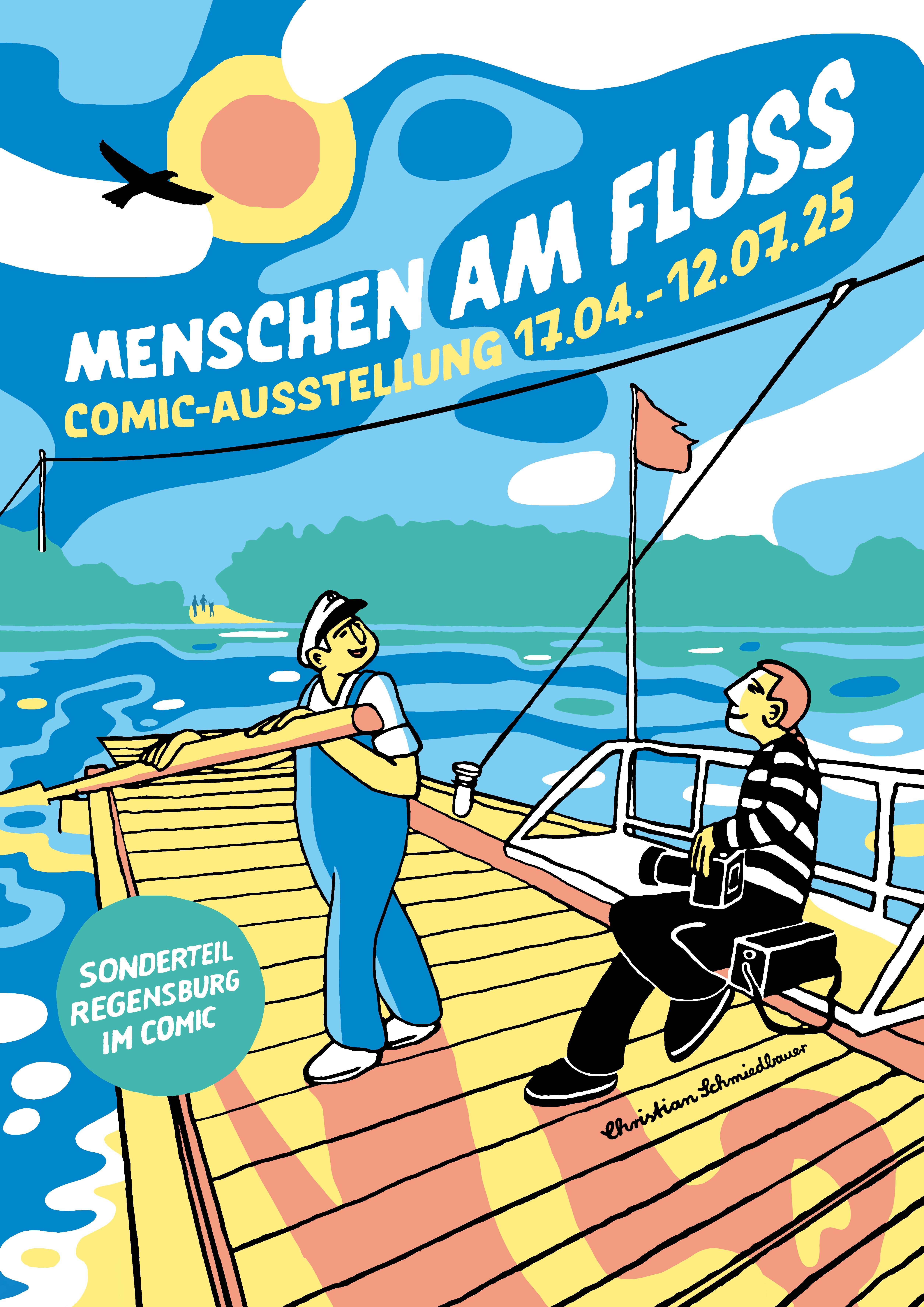 Fotografie – Comic-Ausstellung „Menschen am Fluss“ 