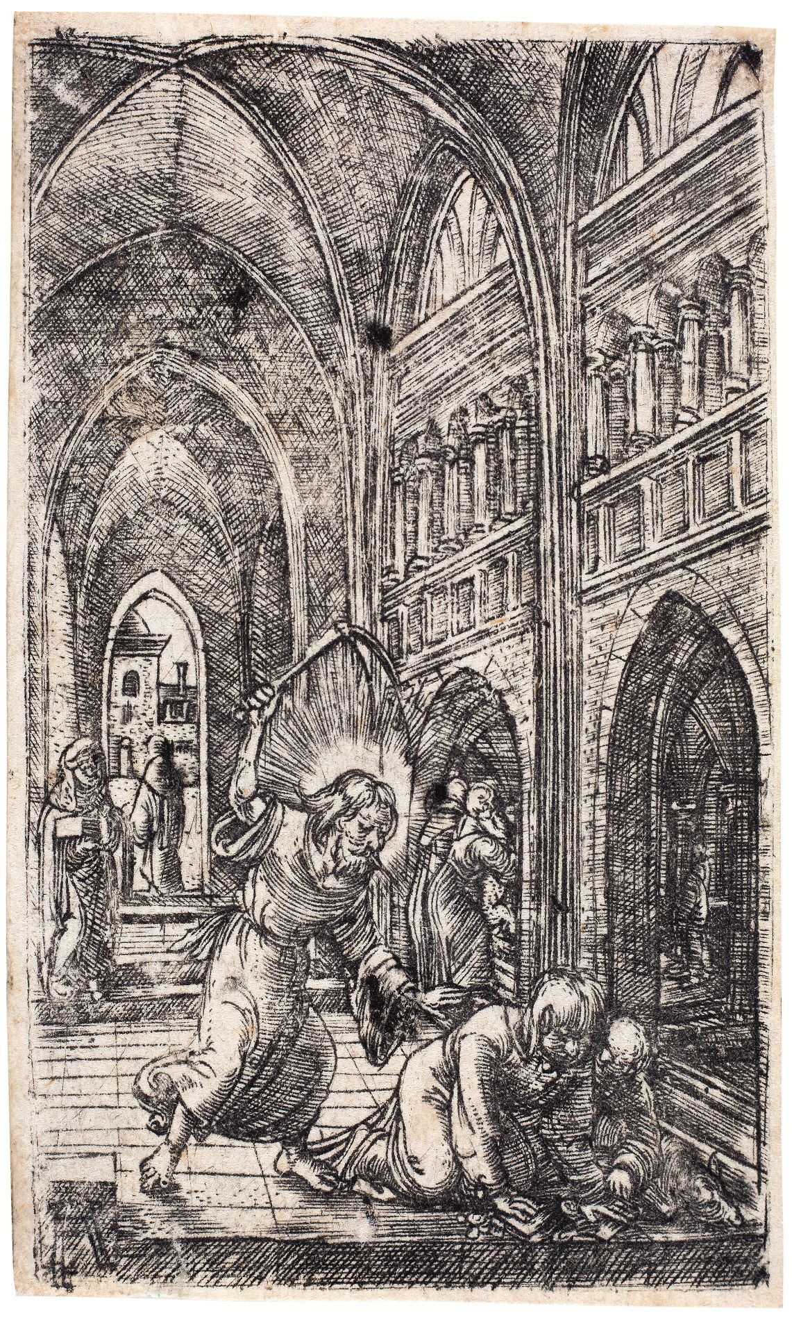 Zeichnen der mittelalterlichen Synagoge2