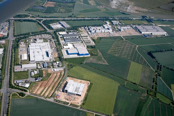 Stadtplanungsamt - Luftbild Burgweinting Gewerbegebiet Ost 