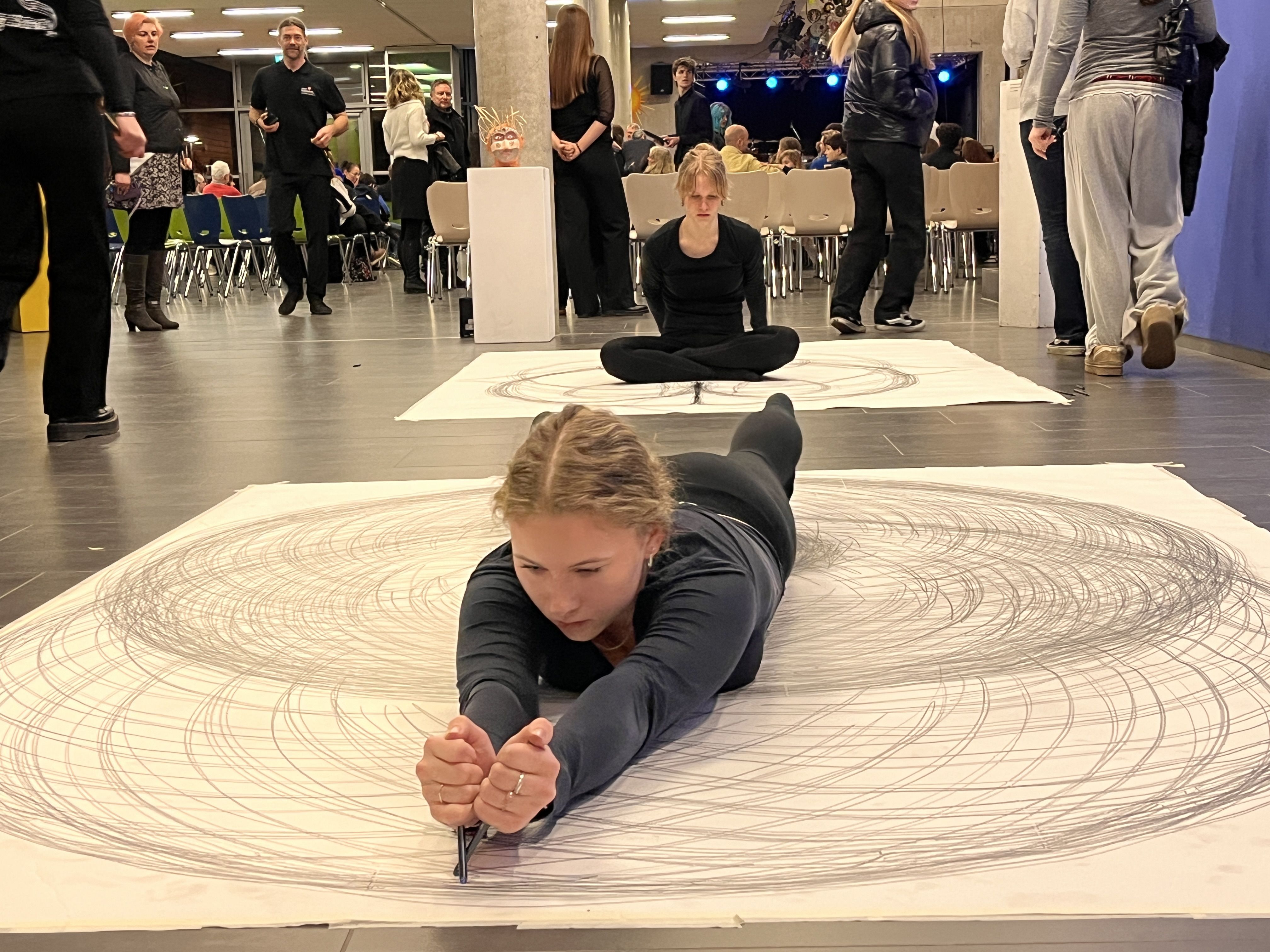 Lifeperformance während des Konzertes