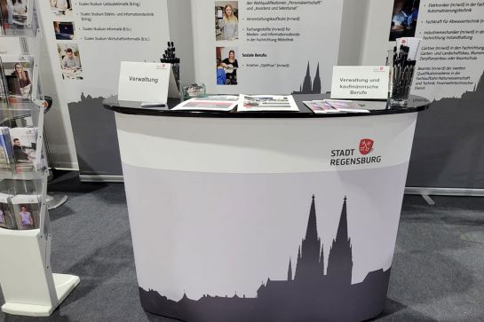 Fotografie- Messestand Ausbildung Stadt Regensburg (C) Stadt Regensburg, Julia Denk