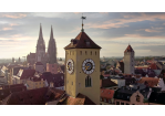 Bildmaterial - Dächerblick Rathausturm und Dom (C) Bilddokumentation Stadt Regensburg