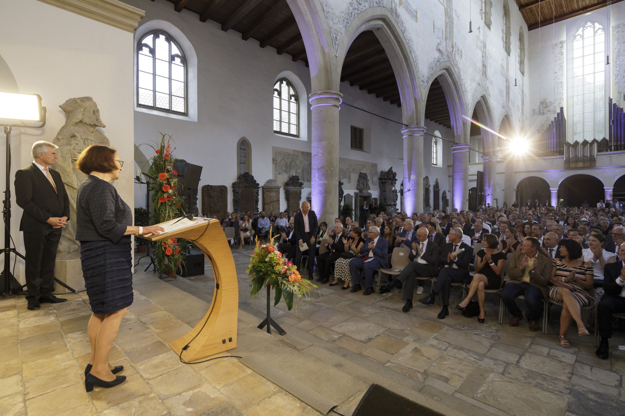 Fotografie: Empfang in der Minoritenkirche