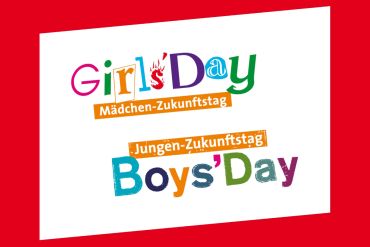 Logo für den Girls’Day und den Boys’Day leicht schräg gestellt
