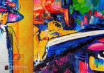 IVANA KOUBEK . Selbstbildnis . 120 x100cm . Acryl/Leinwand © Koubek Ivana