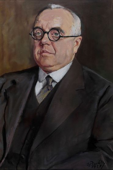 Portait des ehemaligen Bürgermeisters Herrmann Geib