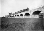 Fotografie: Bahnbrücke Schwabelweis 1910