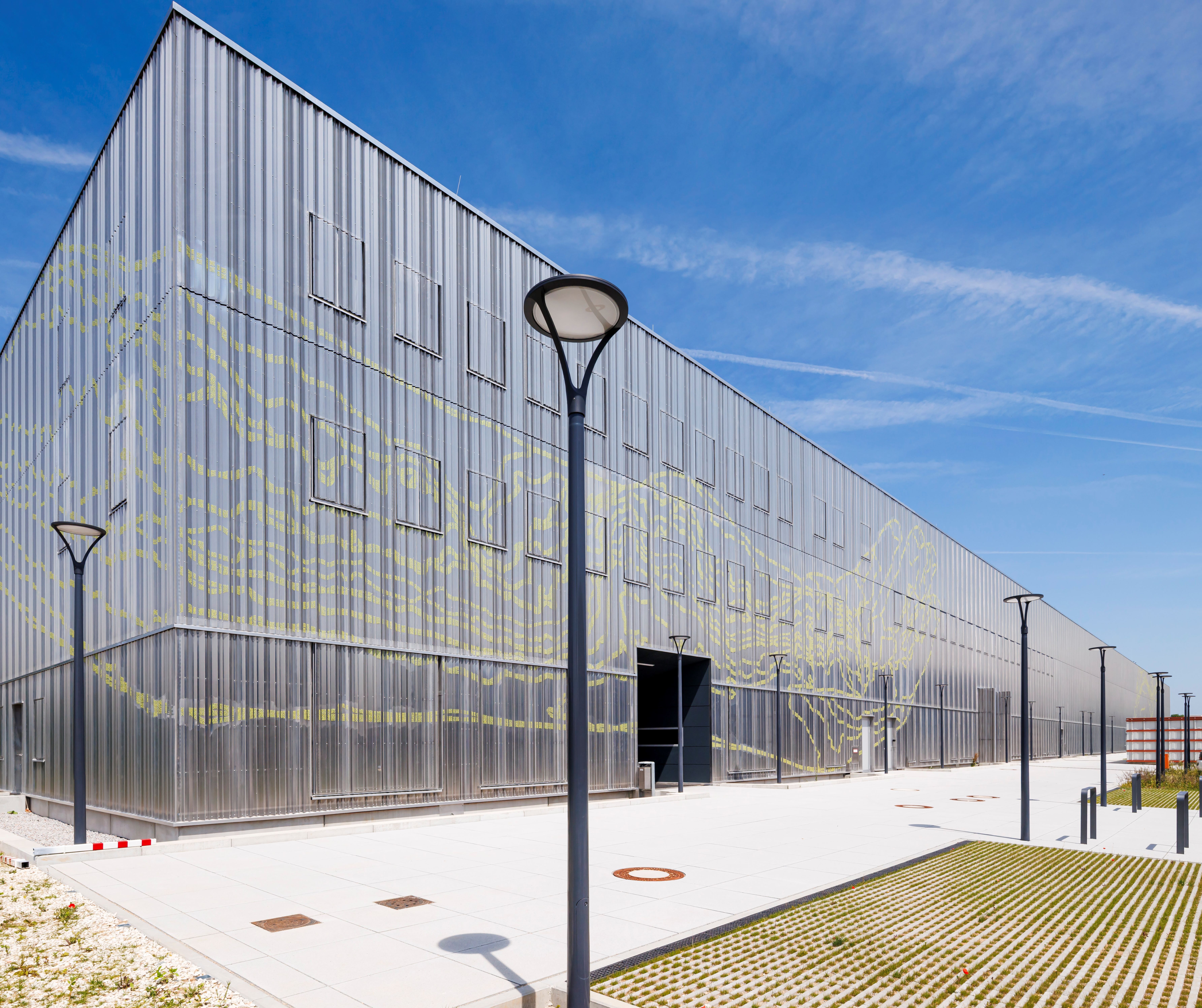 Fotografie – Fassade des neuen Archivs und Depots 2025 