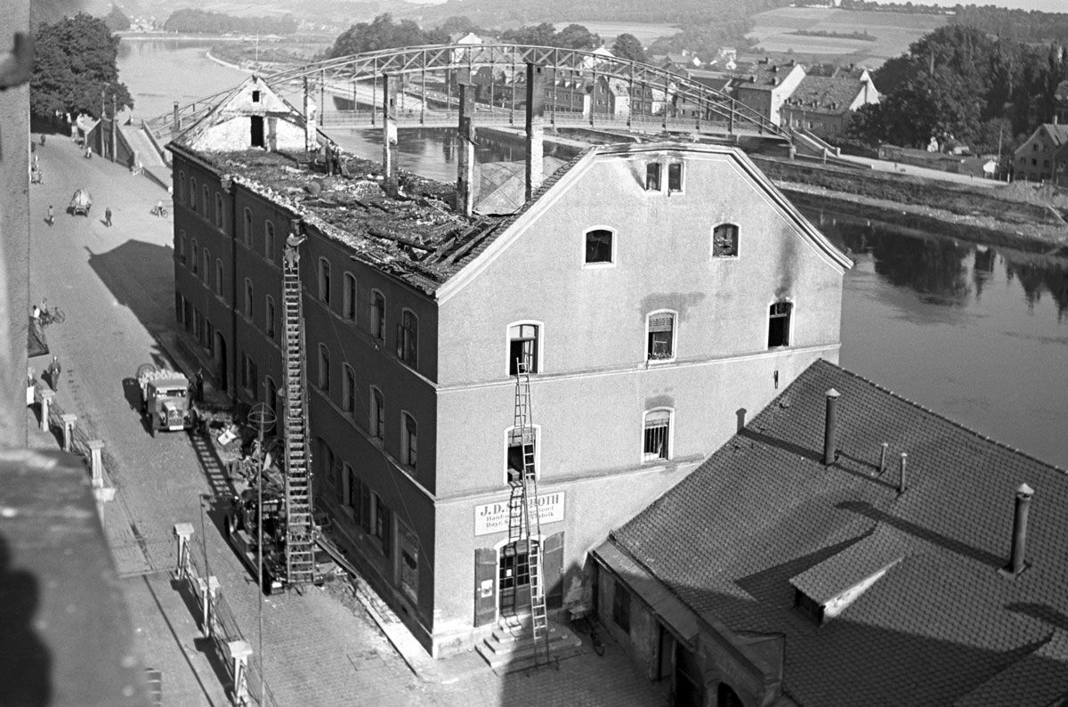 Fotografie: Zerstörung Keplerstraße 20