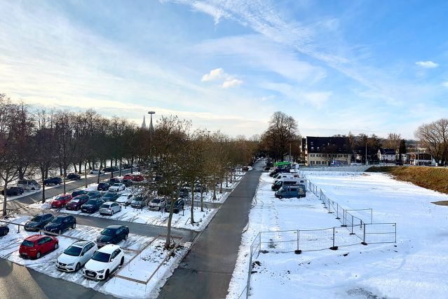 Foto der Fläche der Mobilitätsdrehscheibe