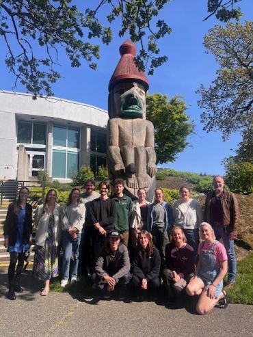 Teilnehmer am indigenen Workshop in Kanada