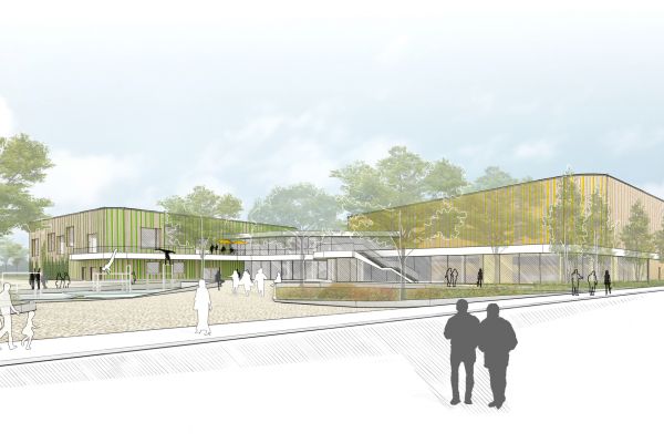 Skizze: Sportpark Ost außen