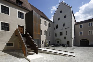 Fotografie: Aufzug am Alten Rathaus