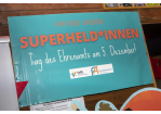 Schriftzug "Ihr seid unsere Superhelden!" (C) Bilddokumentation Stadt Regensburg