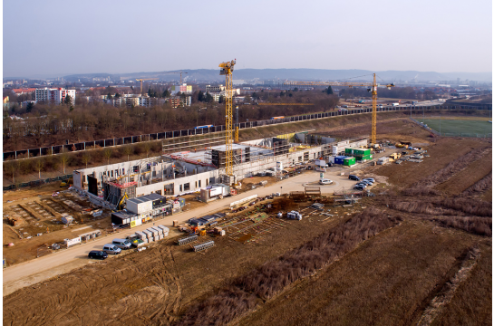 Fotografie: Luftaufnahme Depot