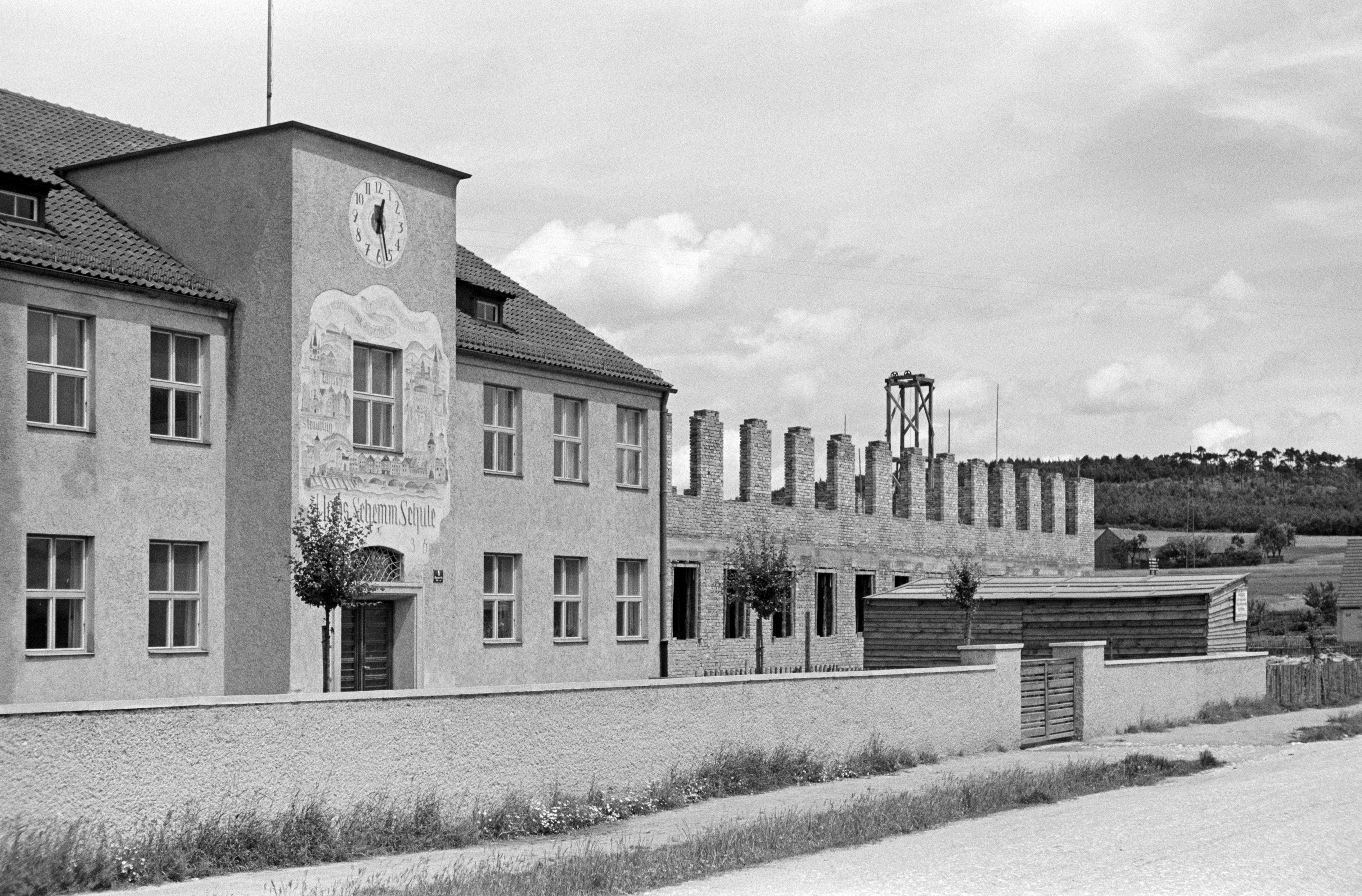 Fotografie: Konradschule im Bau 1939