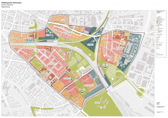 Städtebaulicher Rahmenplan - "Innerer Südosten" (C) Stadt Regensburg