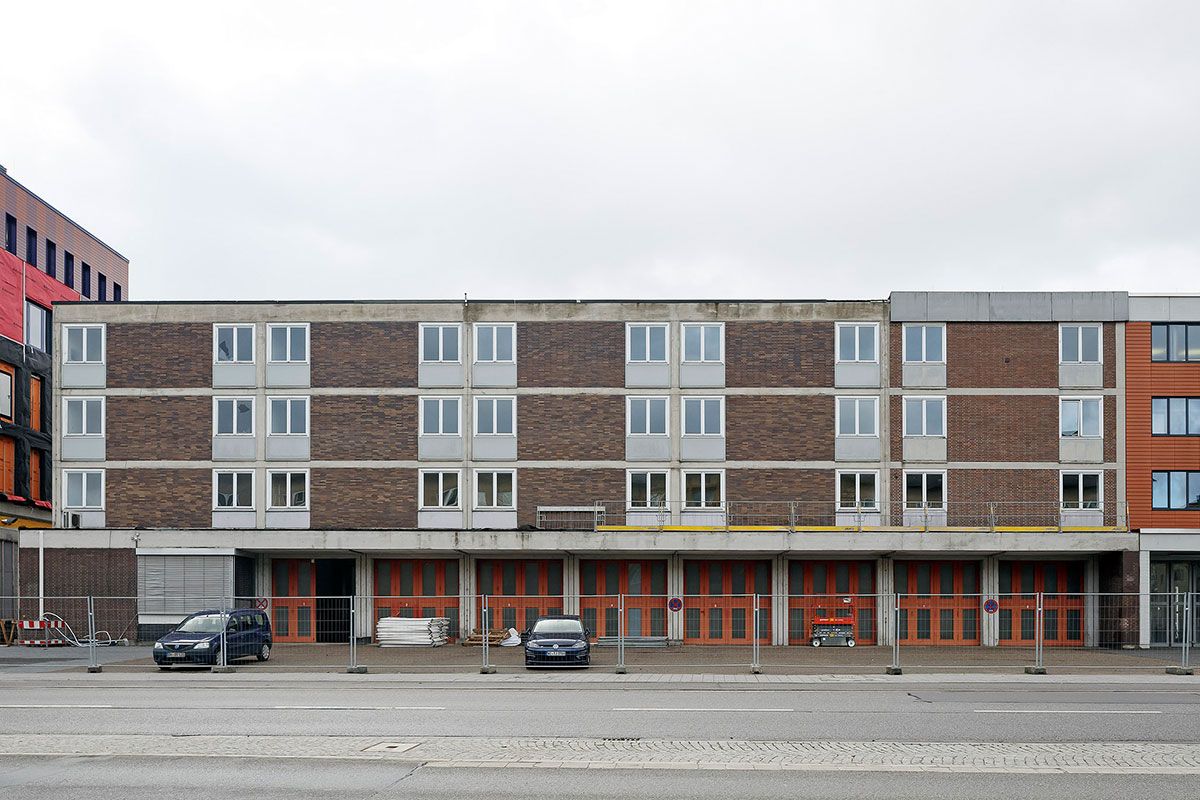 Fotografie - Fassade der alten Hauptfeuerwache