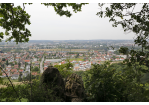 Fotografie: Blick vom Keilsteiner Hang auf den Stadtteil