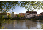 Blick auf St Oswald und die Altstadt