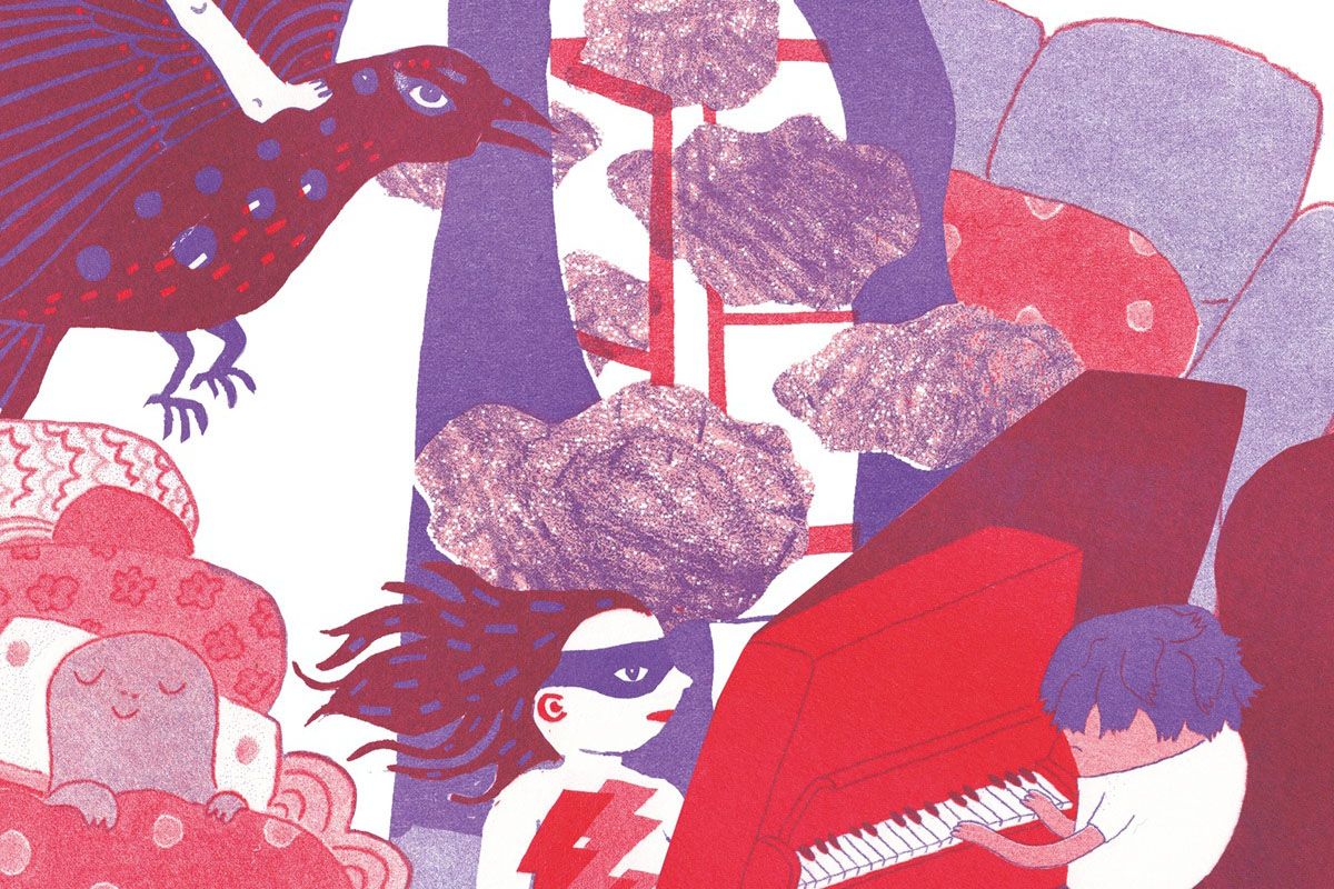 Grafik – Bunte Malerei von Kristina Brasseler