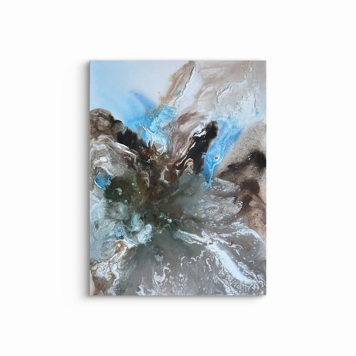 Kunstwerk, Reproduktion – Abstraktes Gemälde von Julia Henkel
