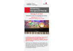 Workshop Höhenflug - Klangexperimente, am Sonntag, den 9. Juli im Haus der Musik 