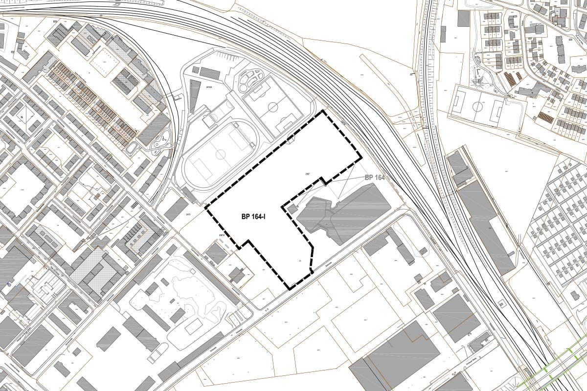 Bebauungsplan 164 - Lageplan
