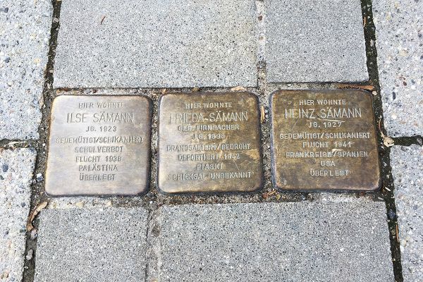 Kultur - Stolpersteine Orleansstraße 6