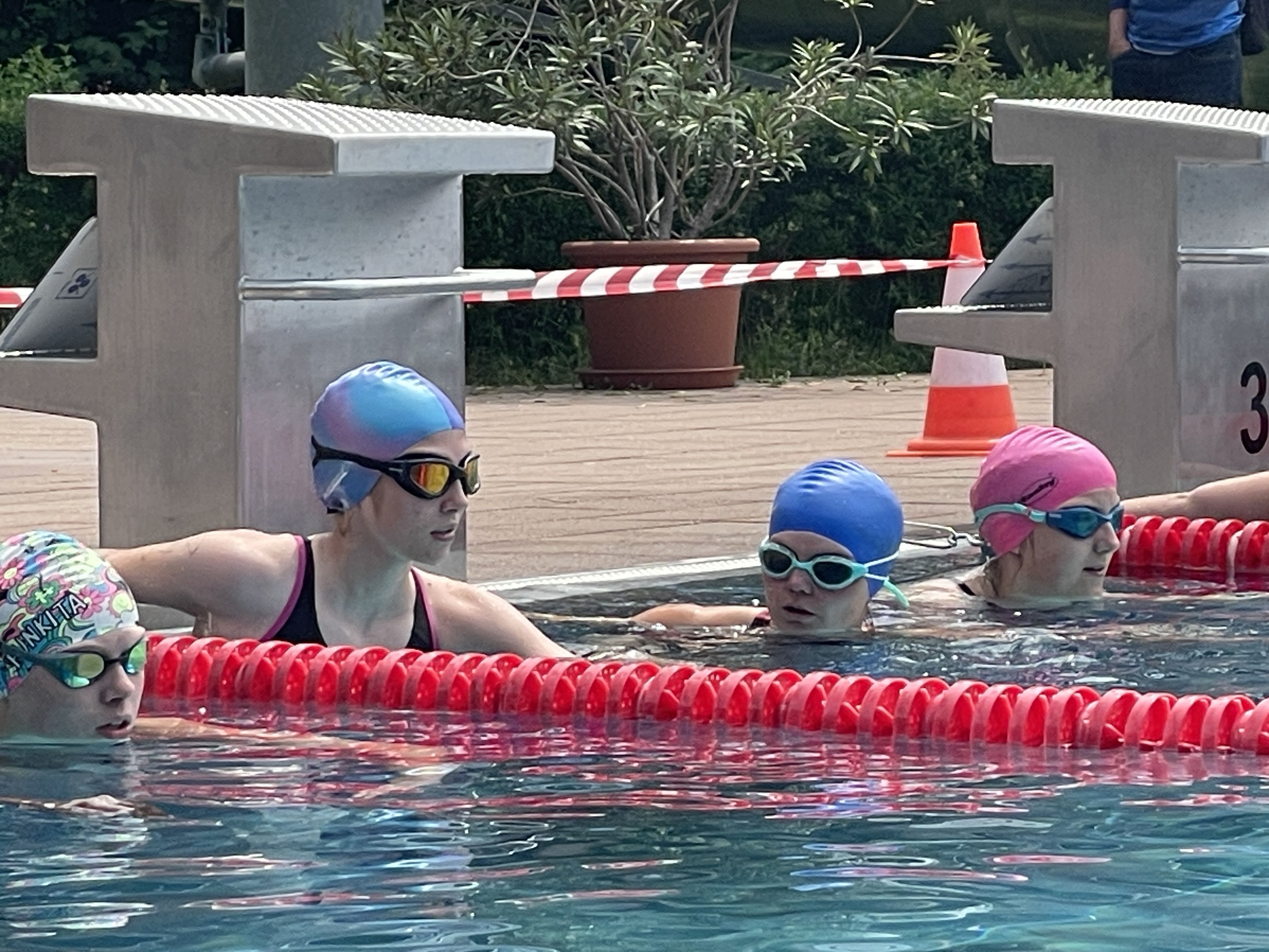 Start im Wasser