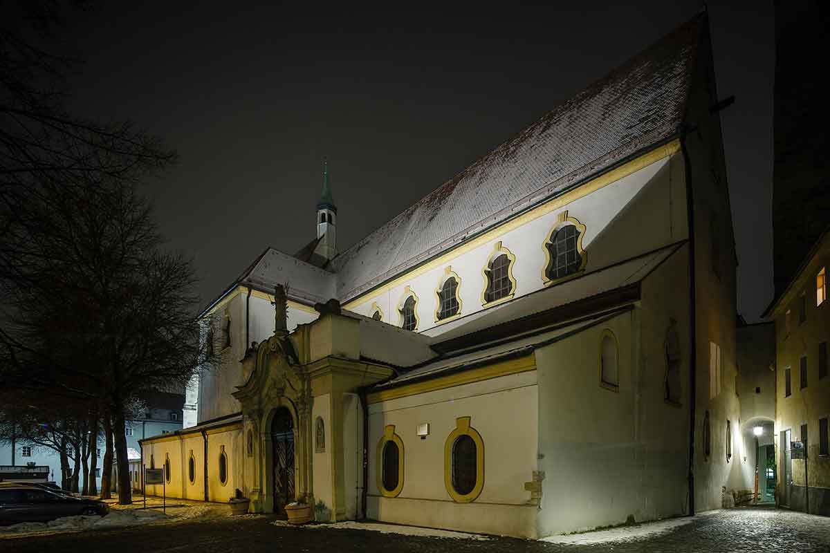 Gebäudeanstrahlung - Alter Kornmarkt Kapelle