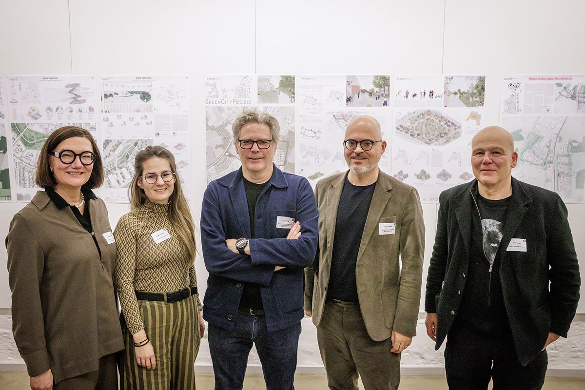 Wettbewerb EUROPAN E18 - Preisverleihung Berlin - Vertreter aus Regensburg zusammen mit Europan Berlin