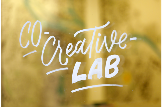Schriftzug Co-Creative-Lab