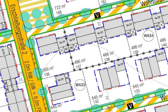 Ausschnitt aus Bebauungsplan 253 © Stadt Regensburg