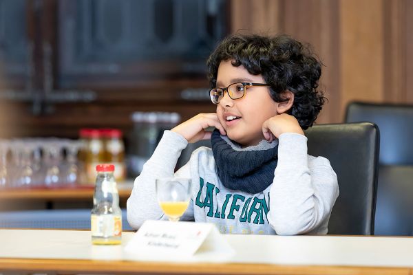 Junge aus dem Kinderbeirat
