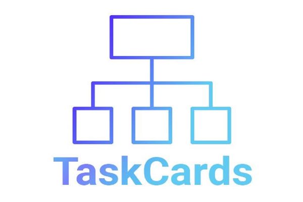 Das Logo von TaskCards.