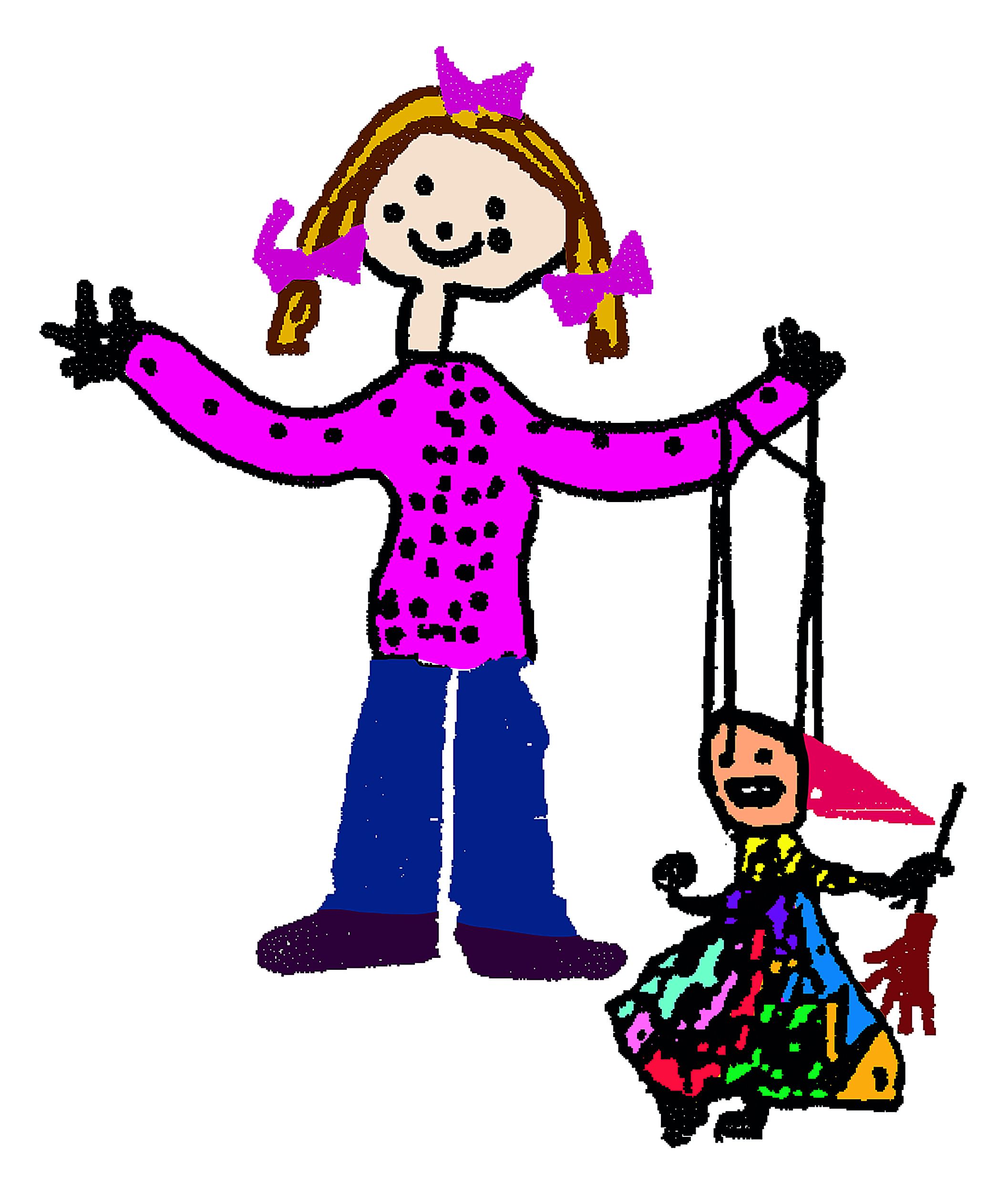 Musische Früherziehung - Männchen Marionette 