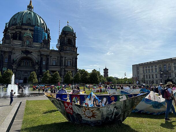 unser Boot in Berlin