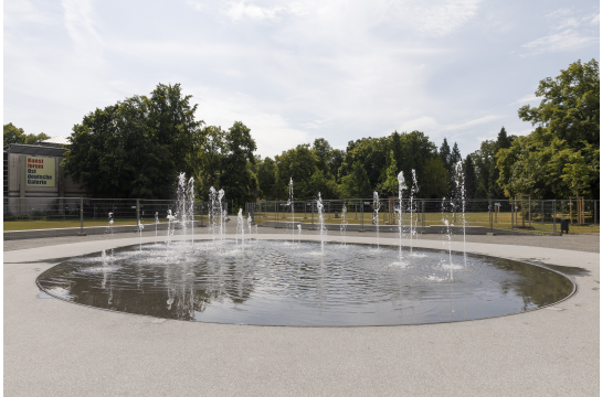 Fotografie: Neuer Brunnen im Stadtpark
