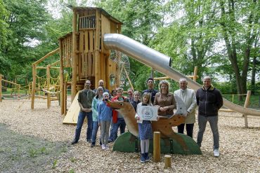 Fotografie: Eröffnung des Spielplatzes im Inselpark