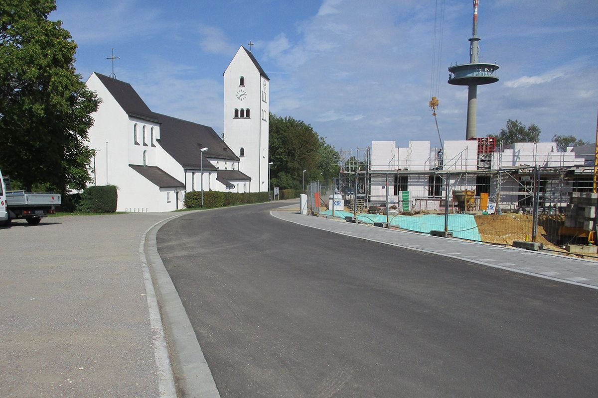 Wolframstraße nach dem Ausbau