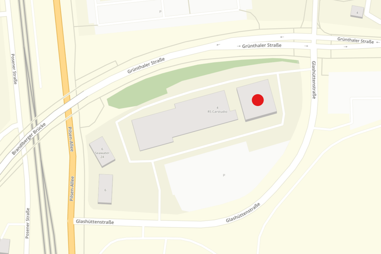 Stadtplan für Ausgabestelle Fundfahrräder