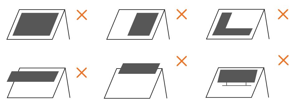 Grafik: Nicht zulässige Anbringung von Solarmodulen auf Satteldächern in der Ganghofersiedlung 