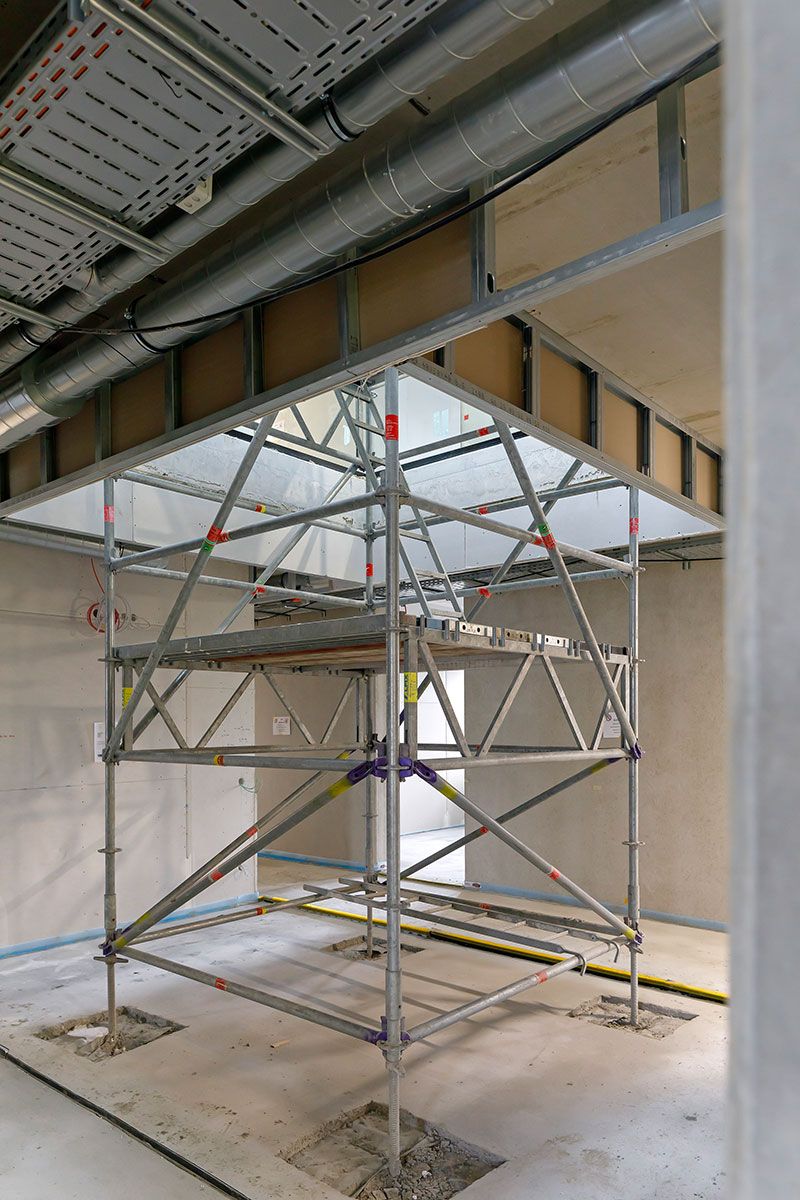Fotografie - Lichthof im zweiten Obergeschoss