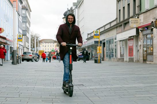 E-Scooter (C) Bilddokumentation, Stadt Regensburg