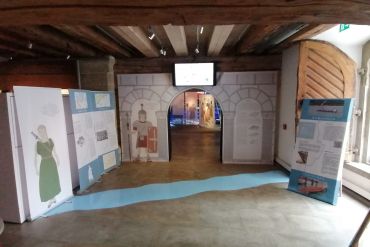 Ausstellung zum Donaulimes - gestaltet von Studierenden der OTH Regensburg - Juni 2022