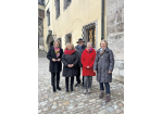 Fotografie – (v.l.n.r.) Bürgermeisterin Dr. Astrid Freudenstein, Evelyn Kolbe-Stockert, Manfred Rohm, Elfriede Windpassinger, Petra Frauenstein