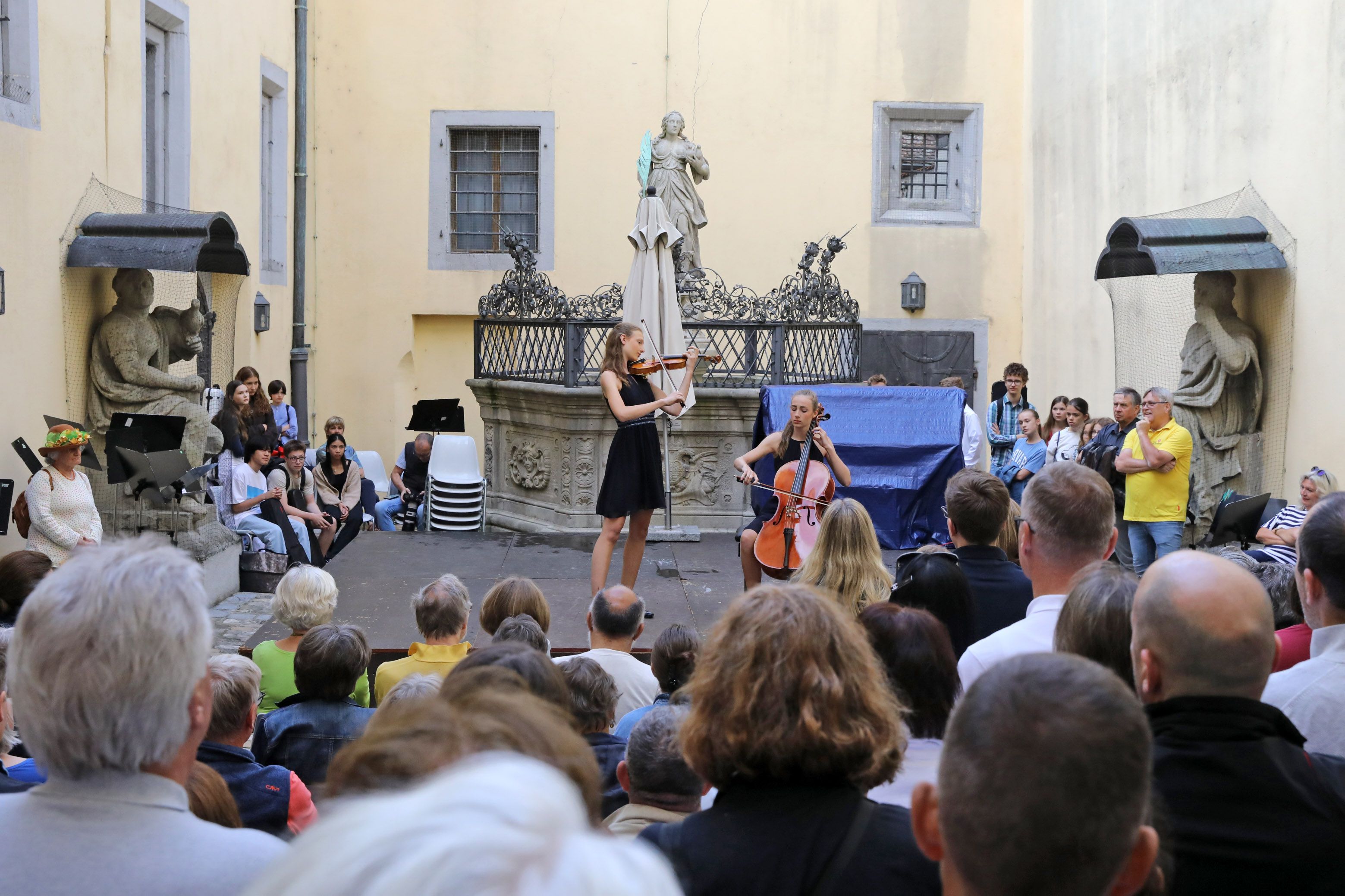 Fotografie: Kammerkonzert im Justitiahof des Alten Rathauses