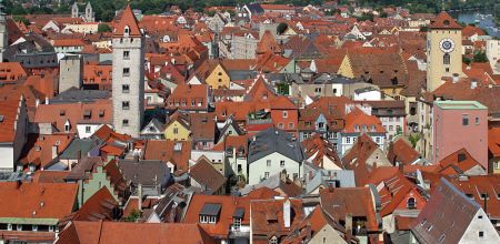 Blick über die Altstadt vom Dom aus